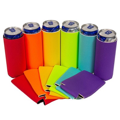 12 Oz. Screen Print Slim Seltzer Coolie