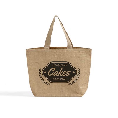 Large Versatile Jute Tote Bag